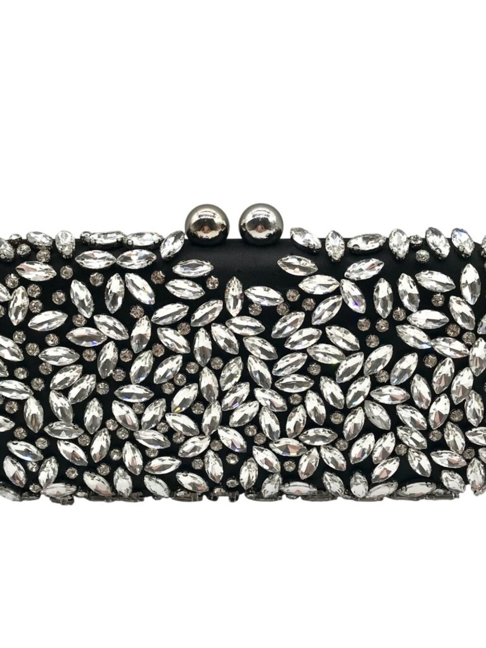 I.n.c. International Concepts Black East West Embellished Small Minaudiere Clutc